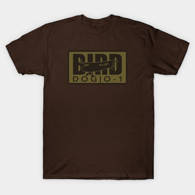 O-1 Bird Dog (subdued) T-Shirt by Tailgunnerstudios